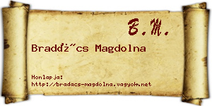 Bradács Magdolna névjegykártya